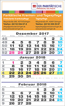 Kalender von medienPARTNER WÃ¶rdehoff